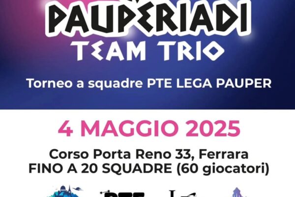 Top 4 Team Trio Pauperiadi 2025